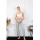 Moda Çizgi Kadın Pamuklu Alt Pijama 27457