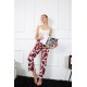 Moda Çizgi Kadın Pamuklu Alt Pijama 27461