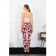 Moda Çizgi Kadın Pamuklu Alt Pijama 27461