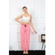 Moda Çizgi Kadın Pamuklu Alt Pijama 27462