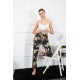 Moda Çizgi Kadın Pamuklu Alt Pijama 27463