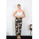 Moda Çizgi Kadın Pamuklu Alt Pijama 27463