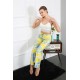 Moda Çizgi Kadın Pamuklu Alt Pijama 27466