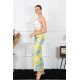 Moda Çizgi Kadın Pamuklu Alt Pijama 27466