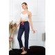 Moda Çizgi Kadın Pamuklu Alt Pijama 27468