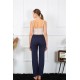 Moda Çizgi Kadın Pamuklu Alt Pijama 27468