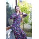 Moda Çizgi Kadın Penye Bol Paça Pijama Takım 4123