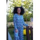 Moda Çizgi Kadın Penye Bol Paça Pijama Takım 4125