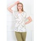 Moda Çizgi Kadın Penye Kısa Kol Pijama Takım 4141