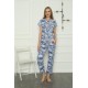 Moda Çizgi Kadın Penye Pijama Takım 4154