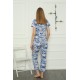 Moda Çizgi Kadın Penye Pijama Takım 4154