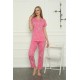 Moda Çizgi Kadın Penye Pijama Takım 4155