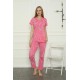 Moda Çizgi Kadın Penye Pijama Takım 4155