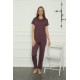 Moda Çizgi Kadın Penye Pijama Takım 4156