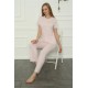 Moda Çizgi Kadın Penye Pijama Takım 4157