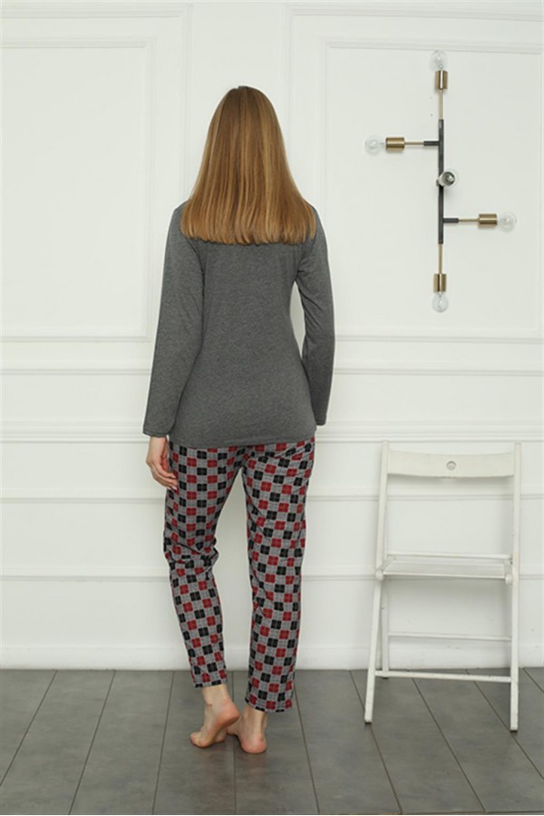 Moda Çizgi Kadın Penye Pijama Takım 4159