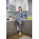 Moda Çizgi Kadın Penye Uzun Kol Pijama Takım 2769