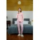 Moda Çizgi Kadın Penye Uzun Kol Pijama Takım 4115