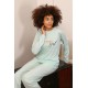 Moda Çizgi Kadın Penye Uzun Kol Pijama Takım 4188