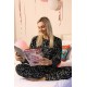 Moda Çizgi Kadın Uzun Kol 3 İplik Penye Pijama Takım 4180