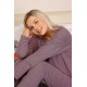 Moda Çizgi Kadın Uzun Kol Penye Pijama Takım 4172