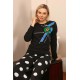 Moda Çizgi Kadın Uzun Kol Penye Pijama Takım 4176