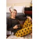 Moda Çizgi Kadın Uzun Kol Penye Pijama Takım 4192