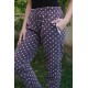 Moda Çizgi Kadın Welsoft Polar Tek Alt Pijama 210054