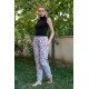 Moda Çizgi Kadın Welsoft Polar Tek Alt Pijama 210055