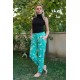 Moda Çizgi Kadın Welsoft Polar Tek Alt Pijama 210057