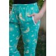 Moda Çizgi Kadın Welsoft Polar Tek Alt Pijama 210057