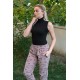 Moda Çizgi Kadın Welsoft Polar Tek Alt Pijama 210058