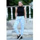 Moda Çizgi Kadın Welsoft Polar Tek Alt Pijama 210059