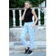 Moda Çizgi Kadın Welsoft Polar Tek Alt Pijama 210059