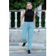 Moda Çizgi Kadın Welsoft Polar Tek Alt Pijama 210061
