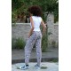 Moda Çizgi Kadın Welsoft Polar Tek Alt Pijama 210064