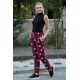 Moda Çizgi Kadın Welsoft Polar Tek Alt Pijama 210065