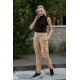 Moda Çizgi Kadın Welsoft Polar Tek Alt Pijama 210067