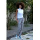 Moda Çizgi Kadın Welsoft Polar Tek Alt Pijama 210068