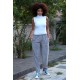 Moda Çizgi Kadın Welsoft Polar Tek Alt Pijama 210068
