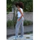 Moda Çizgi Kadın Welsoft Polar Tek Alt Pijama 210068