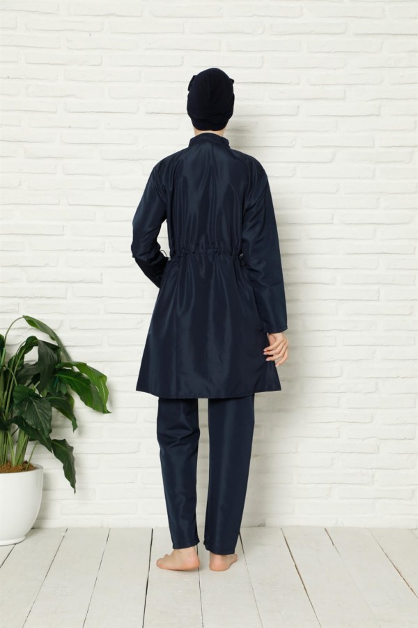 Moda Çizgi Tam Tesettür Çiçek Baskılı Mayo 31010