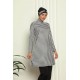 Moda Çizgi Tam Tesettür Dijital Desenli Mayo 31040