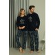 Moda Çizgi Welsoft Erkek Polar Sevgili Kombini Pijama Takımı 50123 Tek Takım Fiyatıdır
