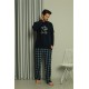 Moda Çizgi Welsoft Erkek Polar Sevgili Kombini Pijama Takımı 50123 Tek Takım Fiyatıdır
