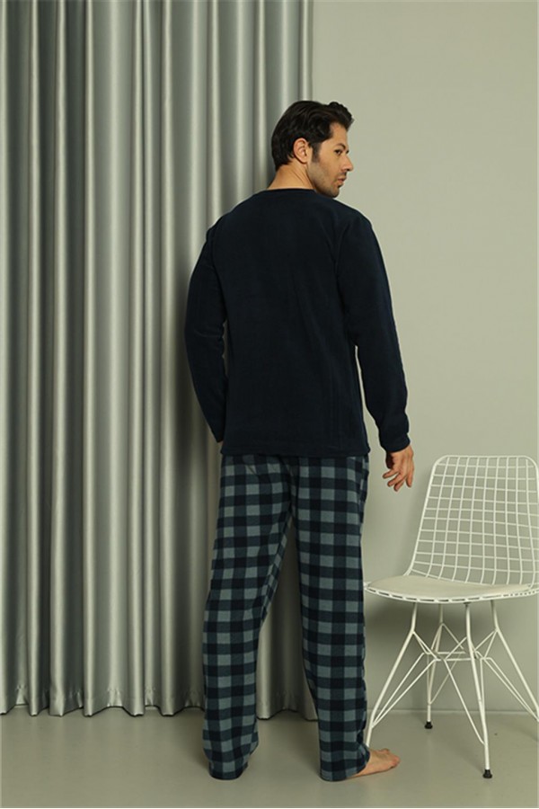 Moda Çizgi Welsoft Erkek Polar Sevgili Kombini Pijama Takımı 50123 Tek Takım Fiyatıdır
