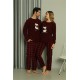 Moda Çizgi Welsoft Kadın Polar Sevgili Kombini Pijama Takımı 50120 Tek Takım Fiyatıdır