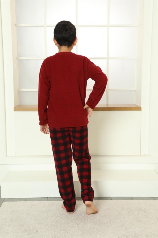 Moda Çizgi WelSoft Polar Çocuk Pijama Takımı 20250B