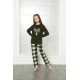 Moda Çizgi WelSoft Polar Çocuk Pijama Takımı 4633