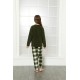 Moda Çizgi WelSoft Polar Çocuk Pijama Takımı 4633